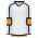 H7000 Select Hockey Jersey - White/Gold/Navy - Front