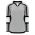 H7000 Select Hockey Jersey - Grey/White/Black - Front