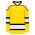 H7500 Select Hockey Jersey - Maize/Black/White - Front