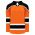 H7500 Select Hockey Jersey - Orange/Black/White - Front