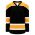 H7500 Select Hockey Jersey - Black/White/Gold - Front