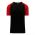 S1375 Soccer Jersey - Black/Red - Front