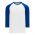 S1846 Soccer Jersey - White/Royal - Front