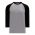 S1846 Soccer Jersey - Heather Grey/Black - Front