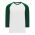 Athletic Knit S1846-279 Soccer Long Sleeve Shirt - White/Dark Green - Primary
