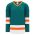 Athletic Knit H6500-458 League Hockey Jersey - Pacific Teal/White/Orange - Primary