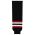 Athletic Knit HS630-936 Knitted Striped Hockey Socks - 2009 Ottawa 3rd Black - Primary