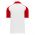 A1815 Apparel Polo Shirt - White/Red - Back