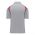 A1820 Apparel Polo Shirt - Heather Grey/Red - Back