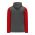 A1840 Apparel Sweatshirt - Heather Charcoal/Red - Back
