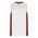 B1715 Pro Basketball Jersey - White/Black/Red - Back