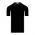 BA1343 One Button Baseball Jersey - Black/White - Back