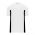 BA1343 One Button Baseball Jersey - White/Black - Back