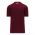 BA1347 Two Button Baseball Jersey - Maroon - Back