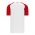 BA1375 Pullover Baseball Jersey - White/Red - Back