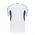 BA1745 One Button Baseball Jersey - White/Royal - Back