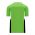 BA1763 One Button Baseball Jersey - Lime Green/Black/White - Back