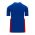 BA1763 One Button Baseball Jersey - Royal/Red/White - Back
