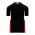 BA1763 One Button Baseball Jersey - Black/Red/White - Back