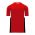 BA1763 One Button Baseball Jersey - Red/Black/White - Back