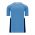 BA1763 One Button Baseball Jersey - Sky/White/Navy - Back