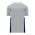 BA1763 One Button Baseball Jersey - Grey/Navy/White - Back