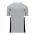 BA1763 One Button Baseball Jersey - Grey/White/Black - Back