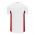 BA1890 Full Button Baseball Jersey - White/Red - Back