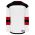 H550B Pro Hockey Jersey - 2017 New Jersey White - Back