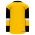 H550B Pro Hockey Jersey - 2018 Pittsburgh 3rd Gold - Back