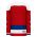 H550C Pro Hockey Jersey - 2015 Washington 3rd Red - Back