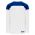 H6100 League Hockey Jersey - White/Royal - Back