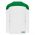 H6100 League Hockey Jersey - White/Kelly - Back
