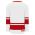 H6400 League Hockey Jersey - White/Red - Back
