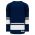 H6400 League Hockey Jersey - Navy/White - Back