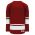 H6400 League Hockey Jersey - Av Red/White - Back