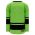 H6400 League Hockey Jersey - Lime Green/Black - Back