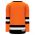 H6500 League Hockey Jersey - Orange/Black/White - Back