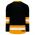H6500 League Hockey Jersey - Black/White/Gold - Back