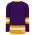 H6500 League Hockey Jersey - Purple/Gold/White - Back
