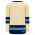 H6500 League Hockey Jersey - Sand/Navy/Sky - Back