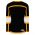 H7000 Select Hockey Jersey - Black/White/Gold - Back