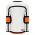 H7000 Select Hockey Jersey - White/Orange/Black - Back