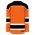 H7500 Select Hockey Jersey - Orange/Black/White - Back