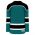 H7500 Select Hockey Jersey - Pacific Teal/Black/White - Back