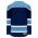H7500 Select Hockey Jersey - Navy/Sky/White - Back