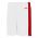 VS9145 Volleyball Shorts - White/Red - Front