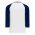V1846 Volleyball Jersey - White/Navy - Back