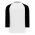 V1846 Volleyball Jersey - White/Black - Back