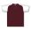 Athletic Knit A1375-233 Apparel Short Sleeve Shirt - Maroon/White - Front